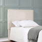 Izzy - Upholstered Twin Panel Headboard - Sand