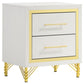 Lucia - 2-Drawer Nightstand - White