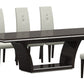 D832 - Dining Table And 6 Chair Set - Wenge