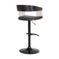 Larisa - Adjustable Wood Bar Stool