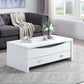 Ramiel - Coffee Table - High Gloss White Finish