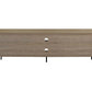 Wafiya - TV Stand - Rustic Oak, White & Black Finish