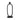 Metal 10" Open Oval Taper Candleholder - Black
