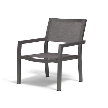 Vegas - Stackable Sling Club Chair - Graphite