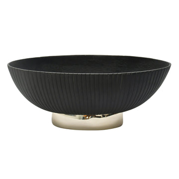 Willmar Black And Gold Bowl 17" - Black