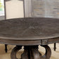 Arcadia - Round Dining Table - Rustic Natural Tone / Ivory