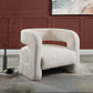 Yitua - Accent Chair - White Teddy Sherpa