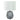 Mirrored Facetd Table Lamp 17.25" - Silver