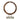 23" Garner Small Wood Ring Statuary - Brown