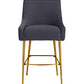 Beatrix - Pleated Velvet Stool