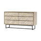 Peridot - 6 Drawer Dresser - Natural Acacia