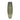 31" Curved Glass Vase Green Mercury Ombre - Multi
