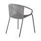 Snack - Indoor / Outdoor Stackable Steel Dining Chair (Set of 2)