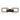 13" x 4 Marble Chain Link Object - Ivory / Black