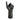 Porcelain 9" Hand Vase - Black