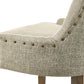 Yotam - Side Chair (Set of 2) - Beige Fabric & Salvaged Oak Finish