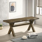 Alston - Wood Dining Bench - Knotty Nutmeg