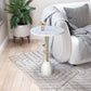 Cynthia - Side Table - White / Gold