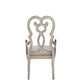 Esteban - Chair (Set of 2) - Ivory Velvet & Antique Champagne Finish