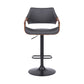 Aspen - Adjustable Bar Stool Black Base