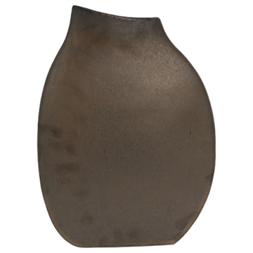 Carroll Small Bronze Ceramic Vase 12" - Bronze