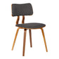 Armen Living Jaguar Mid-Century Dining Chair