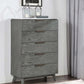 Nathan - 5-Drawer Bedroom Chest - Gray