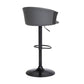 Lydia - Adjustable Wood Bar Stool