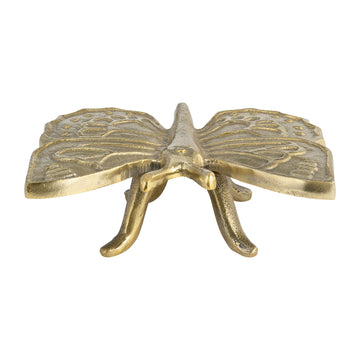 Metal Butterfly Table Deco 7" - Gold