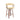 Topanga - Swivel Walnut Wood Stool