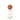 36" x 10" Terracotta Sunshine Chime - Brown