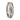 17" Curved Glass Vase Neutral Drip Finish - Multi