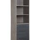 Estevon - Bookshelf - Gray Oak Finish