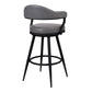 Justin - Swivel Vintage Bar Stool With Metal Legs