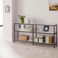 Kate - Console Bookcases - Black Nickel