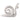 13" Ninove Quartz Resin Snail Statuary - White