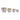 6" / 8" / 10" / 12" Reactive Luster Planters (Set of 4) - Ivory