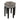 Hexagon Side Table 21" - Black / White