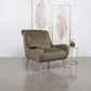 Ricci - Upholstered Saddle Arm Accent Chair