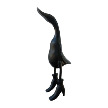 Bamboo 20" Duck In Rainboots - Black
