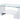 Nevaeh - Coffee Table - Clear Glass Top & White High Gloss