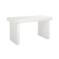 Clara - Lacquer Desk - Glossy White