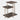 Three Tier Side Table - Brown