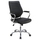 Chase - Upholstered Adjustable Home Office Desk Chair - Black