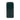 Ceramic 12" Squared Grooved Vase - Forest Green