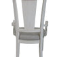 Katia - Arm Chair (Set of 2) - Light Gray & Weathered White