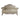 Dresden - Loveseat With 3 Pillows - Synthetic Leather & Bone White