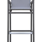 Marina - Outdoor Patio Barstool With Sling Textilene And Accent Arms - Gray Powder