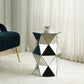 Meria - Pedestal - Mirrored - 20"