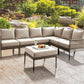 Aleisha - Patio Ottoman - Gray